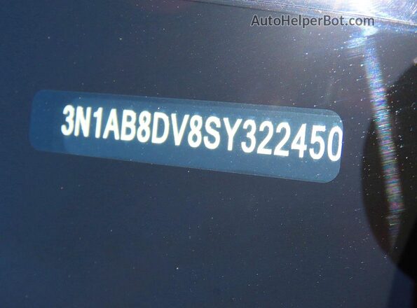 3N1AB8DV8SY322450 2025 NISSAN SENTRA Blue Вид задньої частини салону