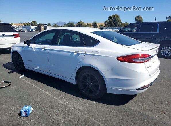 3FA6P0LUXHR300487 2017 FORD FUSION White Задня права чверть