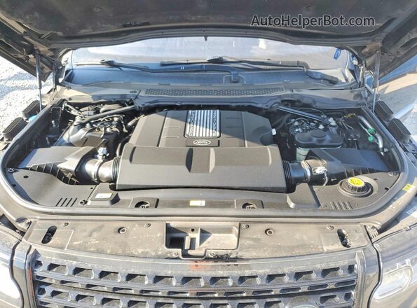 SALGV2EF7GA302164 2016 LAND ROVER RANGE Black ძრავის განყოფილების ხედი