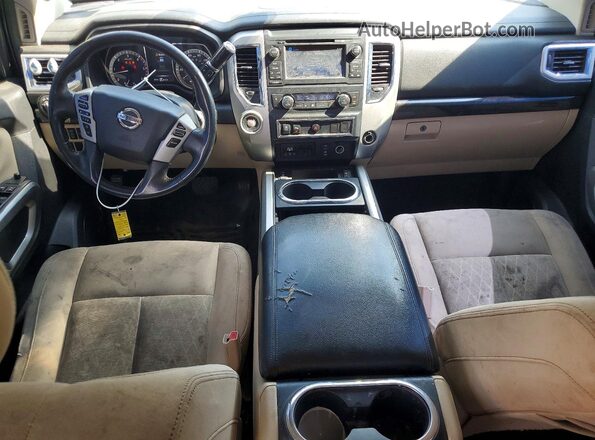 1N6BA1F24GN500967 2016 NISSAN TITAN Коричневый Вид щитка приборов