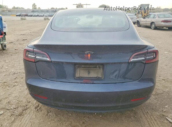 5YJ3E1EA0MF091641 2021 TESLA MODEL Blue Widok wnętrza z przodu