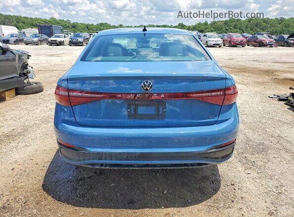 3VW7X7BU1SM076343 2025 VOLKSWAGEN JETTA Blue Front interior view