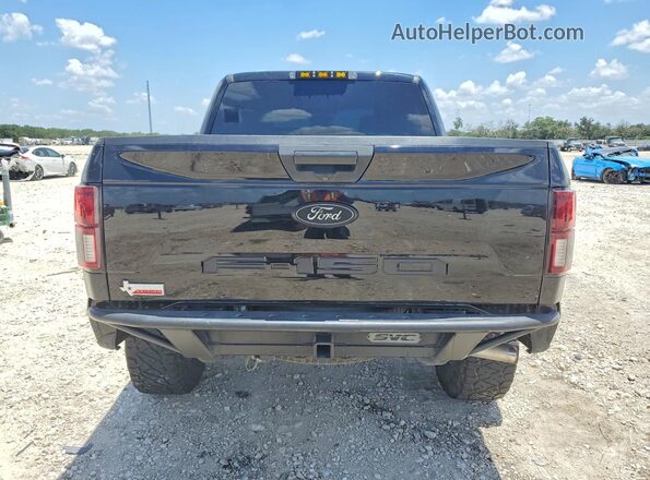 1FTEW1E53KKF01289 2019 FORD F150 Черный Вид салона спереди