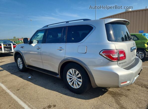 JN8AY2NC6H9504317 2017 NISSAN ARMADA Silver Задня права чверть
