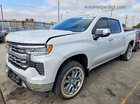 3GCUKGELXSG164829 2025 CHEVROLET SILVERADO White Trasero izquierdo