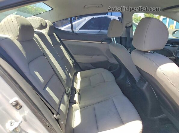 KMHD84LF8HU062196 2017 HYUNDAI ELANTRA Silver Rear interior view