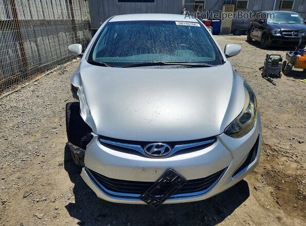 5NPDH4AE8GH667083 2016 HYUNDAI ELANTRA Silver Widok z tyłu