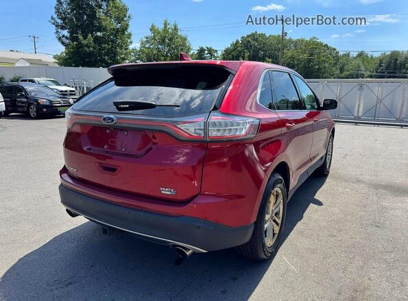 2FMPK4J9XGBB55656 2016 FORD EDGE Red Przód prawy