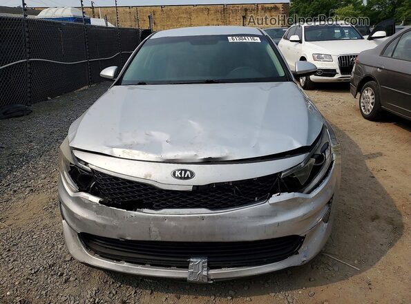 5XXGT4L34JG236461 2018 KIA OPTIMA Серебряный Вид сзади