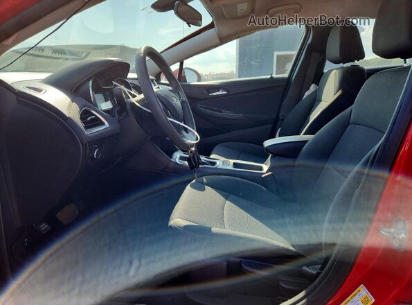 1G1BC5SM4J7162485 2018 CHEVROLET CRUZE Red Dashboard view