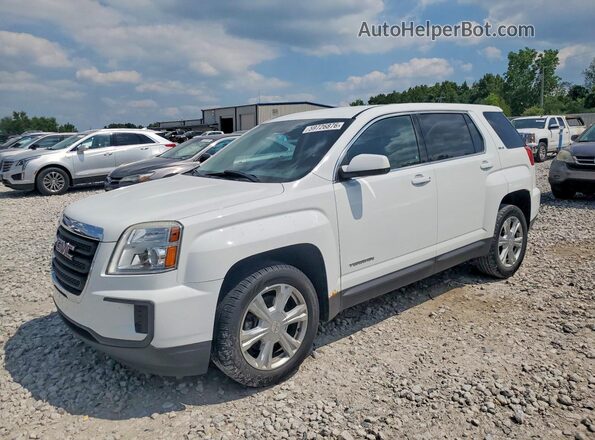 2GKALMEK8H6298432 2017 GMC TERRAIN White Rear left