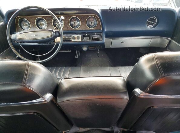 8J87N119347 1968 FORD THUNDERBIRD Blue ხელსაწყოთა პანელის ხედი