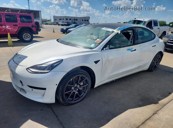 5YJ3E1EA1MF996096 2021 TESLA MODEL White Tył lewy