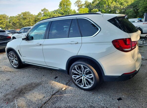 5UXKR0C59G0P27345 2016 BMW X5 Белый Задняя правая четверть