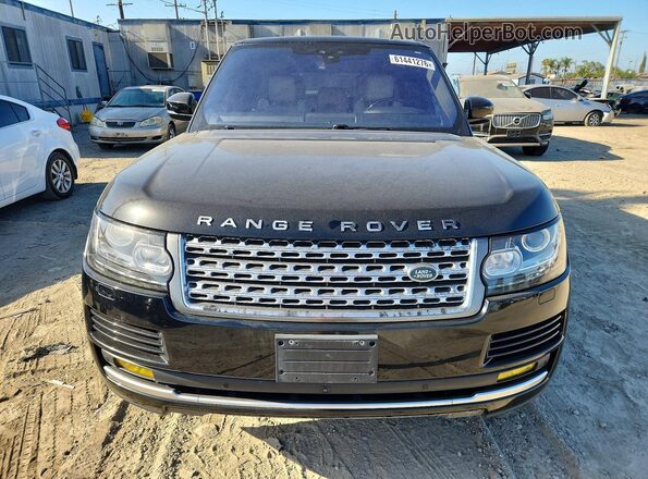SALGS2FE2HA363583 2017 LAND ROVER RANGE Black უკანა ხედი