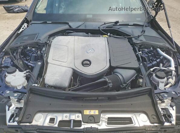 W1KAF4HBXPR096814 2023 MERCEDES-BENZ C Blue ძრავის განყოფილების ხედი