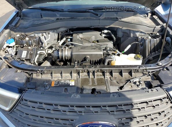 1FMSK7BH2LGB31081 2020 FORD EXPLORER Blue Widok naklejki z numerem VIN