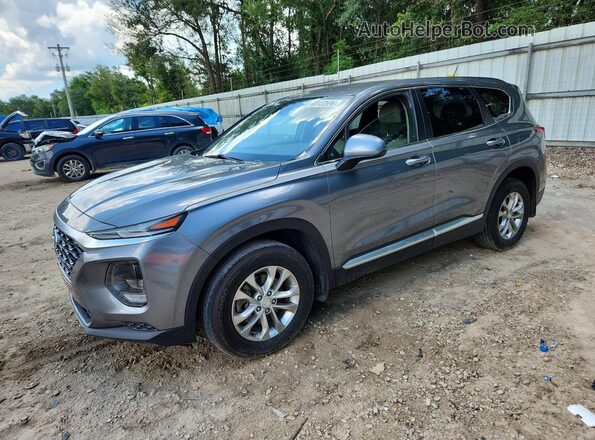 5NMS23AD5KH090349 2019 HYUNDAI SANTA Серый Задняя левая четверть