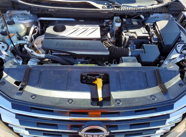JN8BT3BB1SW155807 2025 NISSAN ROGUE Silver Vista del compartimento del motor