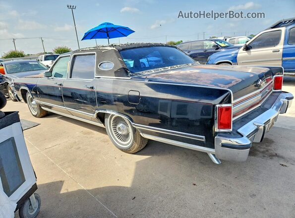 9Y82S678727 1979 LINCOLN CONTINENTA Black Tył lewy