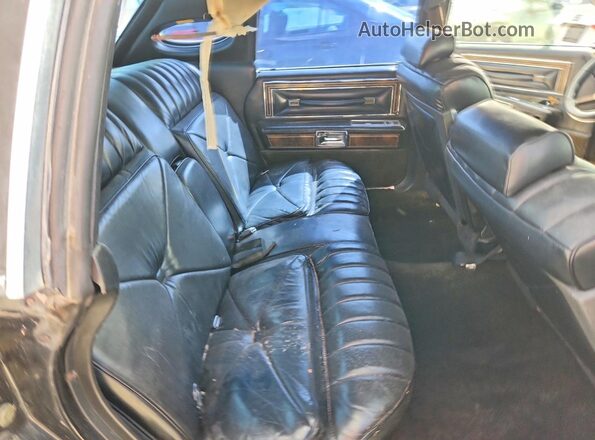 9Y82S678727 1979 LINCOLN CONTINENTA Black Widok tylnych siedzeń