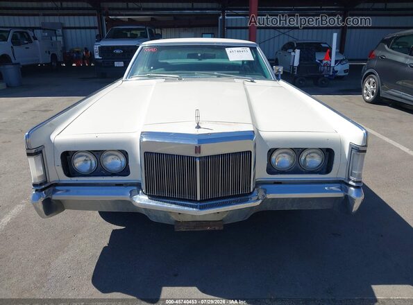 9Y89A858142 1970 LINCOLN CONTINENTAL MARK 3 White წინა ხედი