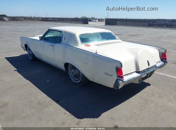 9Y89A858142 1970 LINCOLN CONTINENTAL MARK 3 White უკანა მარცხენა