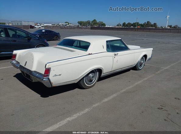9Y89A858142 1970 LINCOLN CONTINENTAL MARK 3 White უკანა მარჯვენა