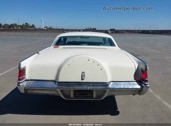9Y89A858142 1970 LINCOLN CONTINENTAL MARK 3 White 