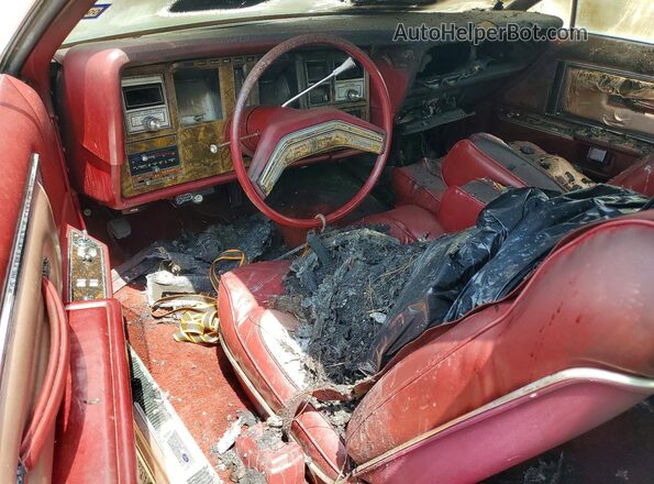 9Y89S737935 1979 LINCOLN CONTINENTA Pink Widok deski rozdzielczej