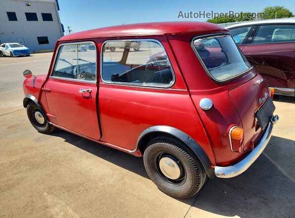 CA2S7L839218 1966 MINI COOPER Красный Задняя левая четверть