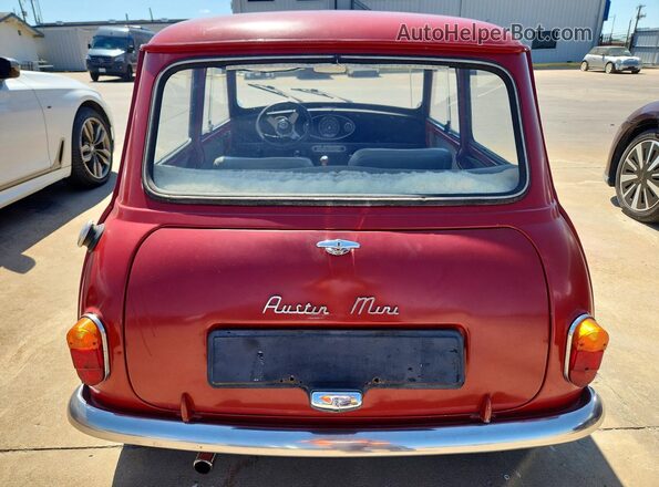 CA2S7L839218 1966 MINI COOPER Красный Вид сзади