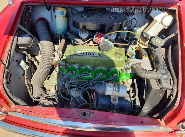 CA2S7L839218 1966 MINI COOPER Красный Вид задней части салона