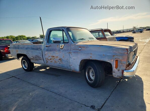 CCL447S220430 1977 CHEVROLET C10 Синий Передняя правая четверть