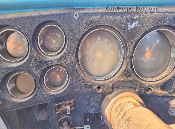 CCL447S220430 1977 CHEVROLET C10 Синий Вид щитка приборов