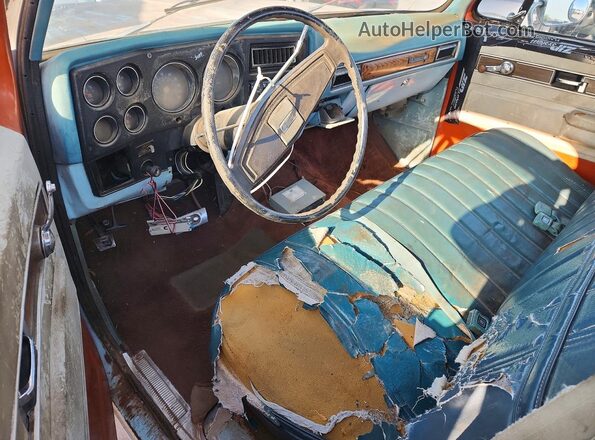CCL447S220430 1977 CHEVROLET C10 Синий Вид панели приборов