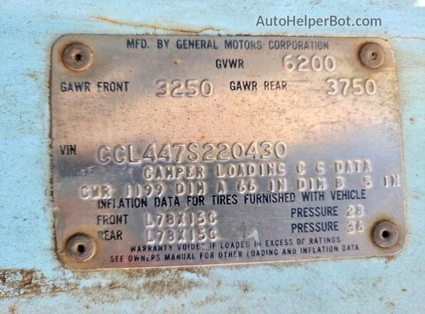 CCL447S220430 1977 CHEVROLET C10 Синий Вид подкапотного пространства