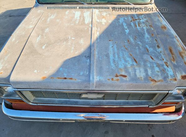 CCL447S220430 1977 CHEVROLET C10 Синий Вид задней части салона