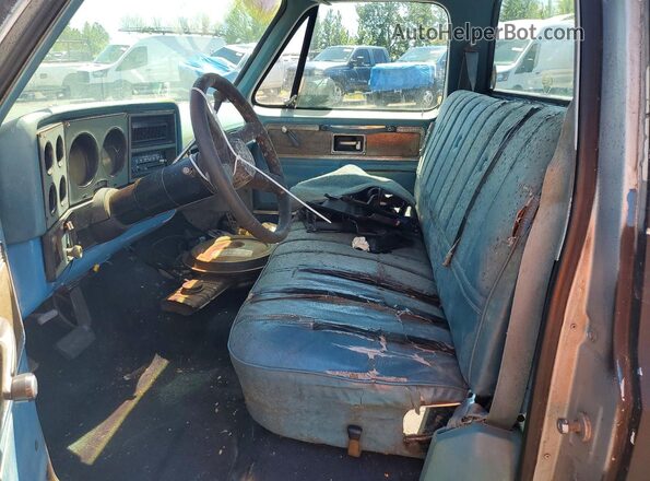CCL447Z211344 1977 CHEVROLET 1500 Black Widok wnętrza z przodu