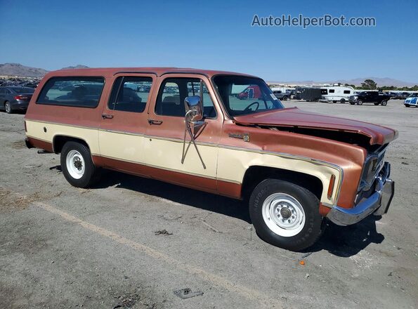 CCS267F176558 1977 CHEVROLET C20 Коричневый Передняя правая четверть