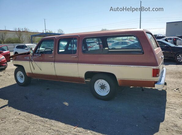 CCS267F176558 1977 CHEVROLET C20 Коричневый Задняя левая четверть