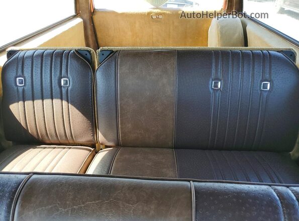 CCS267F176558 1977 CHEVROLET C20 Коричневый Вид задних сидений