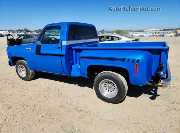 CCY143Z130119 1973 CHEVROLET C10 Blue Rear left