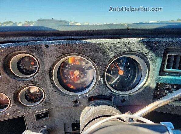 CCY143Z130119 1973 CHEVROLET C10 Blue Instrument cluster view