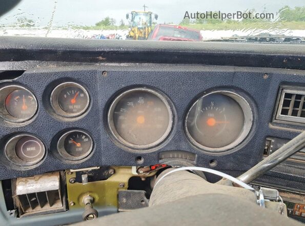CCZ243F460142 1973 CHEVROLET 1500 Серый Вид щитка приборов