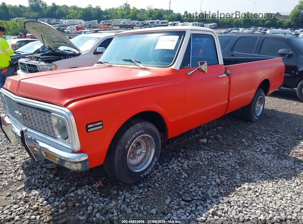 CE141S621148      1971 CHEVROLET C10 Orange Przód lewy