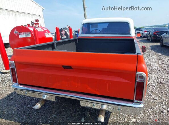 CE141S621148      1971 CHEVROLET C10 Orange 