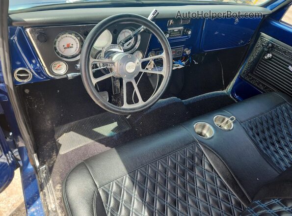 CS1491854684 1969 CHEVROLET C10 Blue Widok deski rozdzielczej
