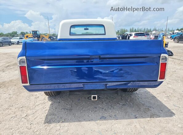 CS1491854684 1969 CHEVROLET C10 Blue Widok z tyłu