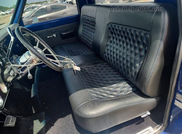 CS1491854684 1969 CHEVROLET C10 Blue Widok tylnych siedzeń